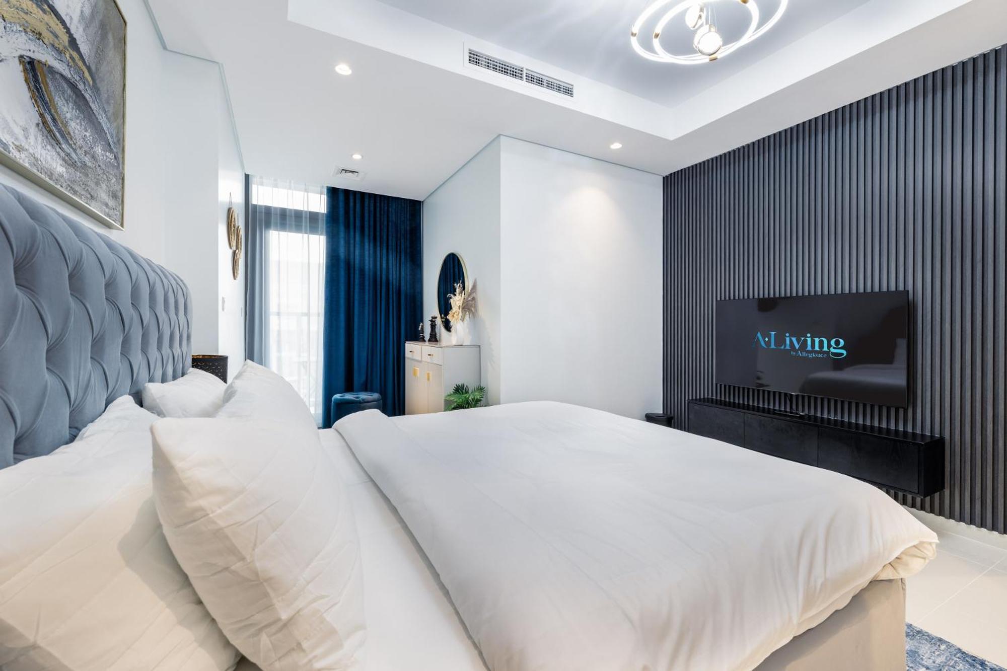 Апартаменти Aliving Luxe 2Br With Burj Khalifa View Infinity Pool Midtown-4704 Дубай Екстер'єр фото